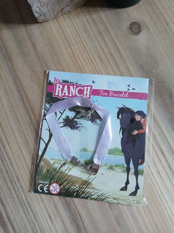 Bracelet cordon soie & breloque cheval lilas & argenté - Equidia