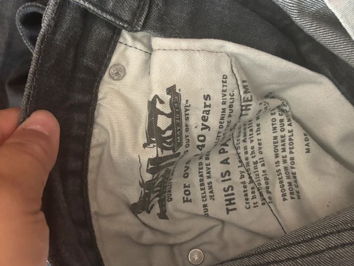 🖤 Jean Levi’s 511 Slim Fit Noir Délavé | Taille 32x34 - photo numéro 9