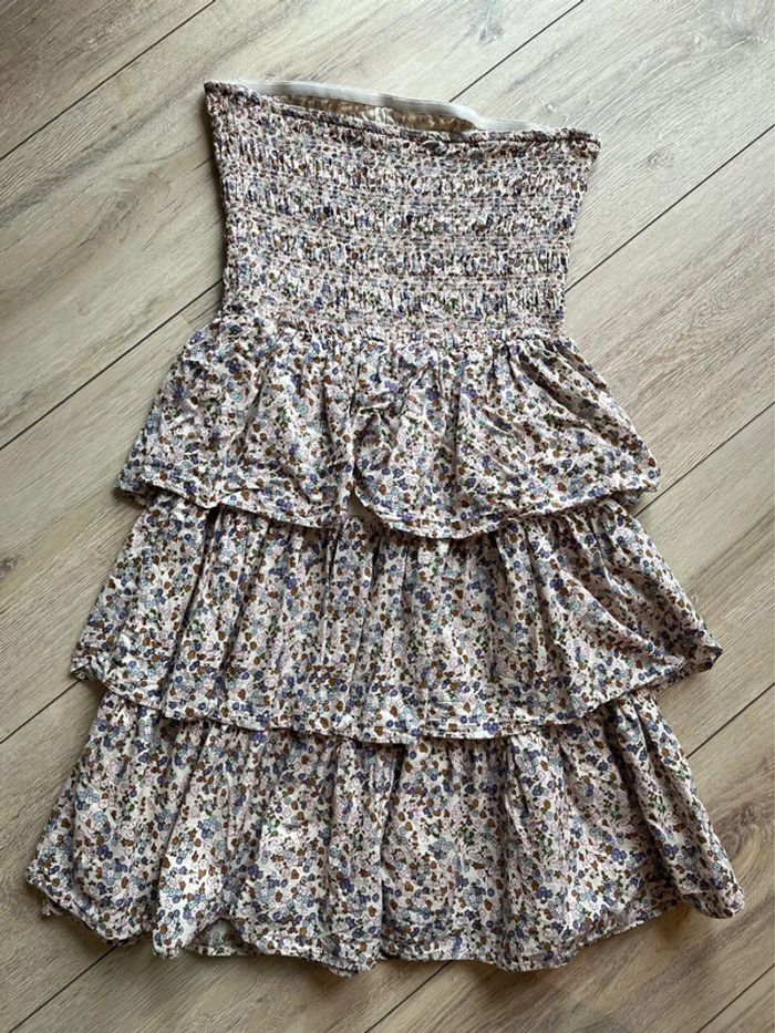 Robe bustier petites fleurs - photo numéro 2