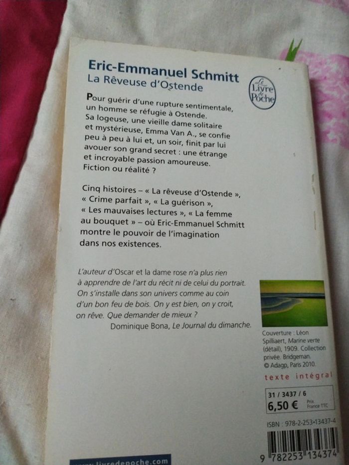 La rêveuse d'Ostende d'Eric-Emmanuel Schmitt - photo numéro 2