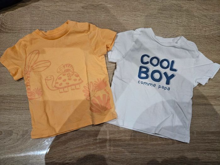 Lot de 2 tee shirt 6 mois