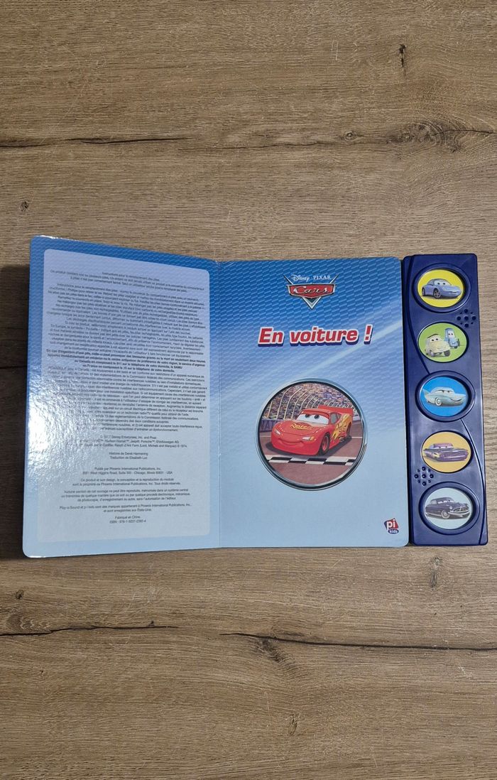 Livre labyrinthe sonore : Cars - photo numéro 2