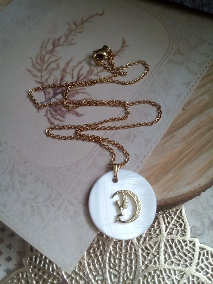 Collier la fée nacre.ée - photo numéro 3