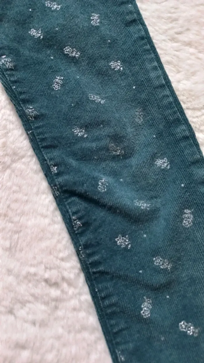Jegging velours 6ans Sergent major - photo numéro 2