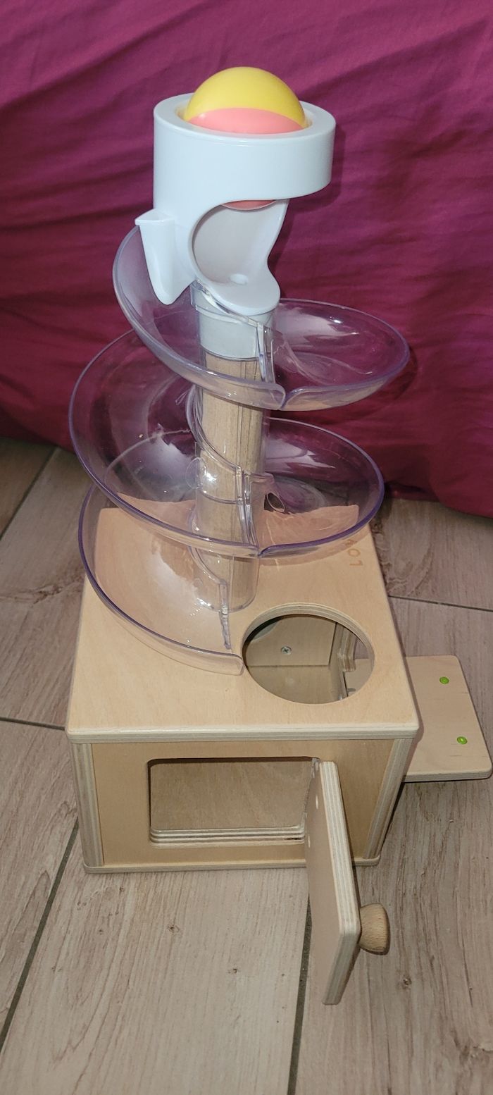 Toboggan à balles love very en bois - photo numéro 2