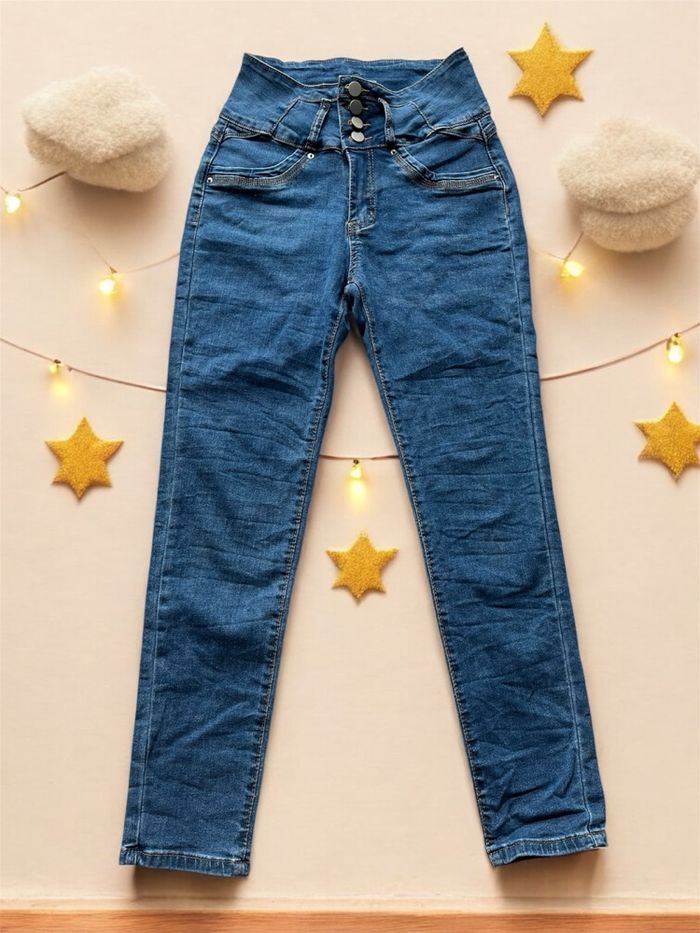 Jean taille haute push-up taille S