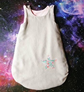 Turbulette Cocoon rose évolutive de 12 à 24 mois