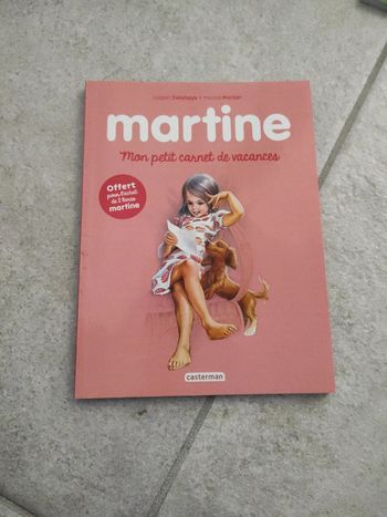 Martine, mon petit carnet de vacances