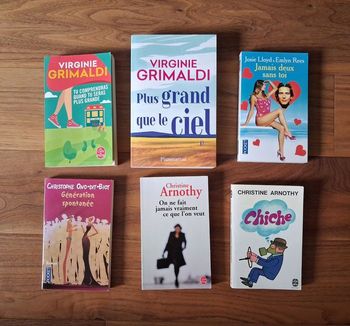 Lot 6 romans dont 2 de Virginie Grimaldi 