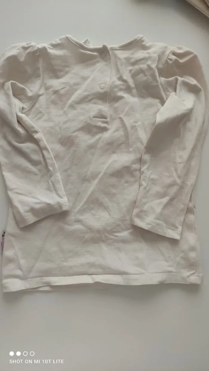 Tee shirt beige motif Milli -Mo H&M - photo numéro 5