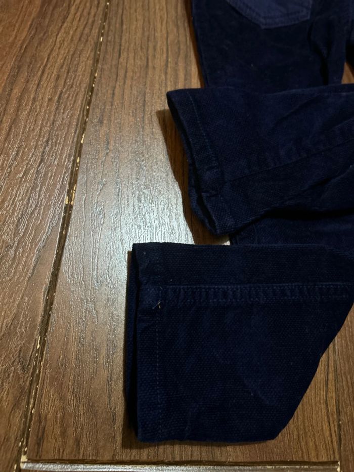 Pantalon velours bleu marine sergent major 3 ans - photo numéro 12