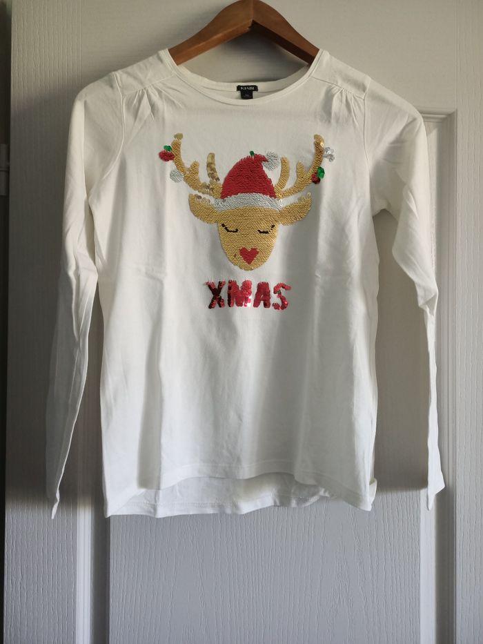 Lot 3 tee shirts 10 ans manches longues - photo numéro 4