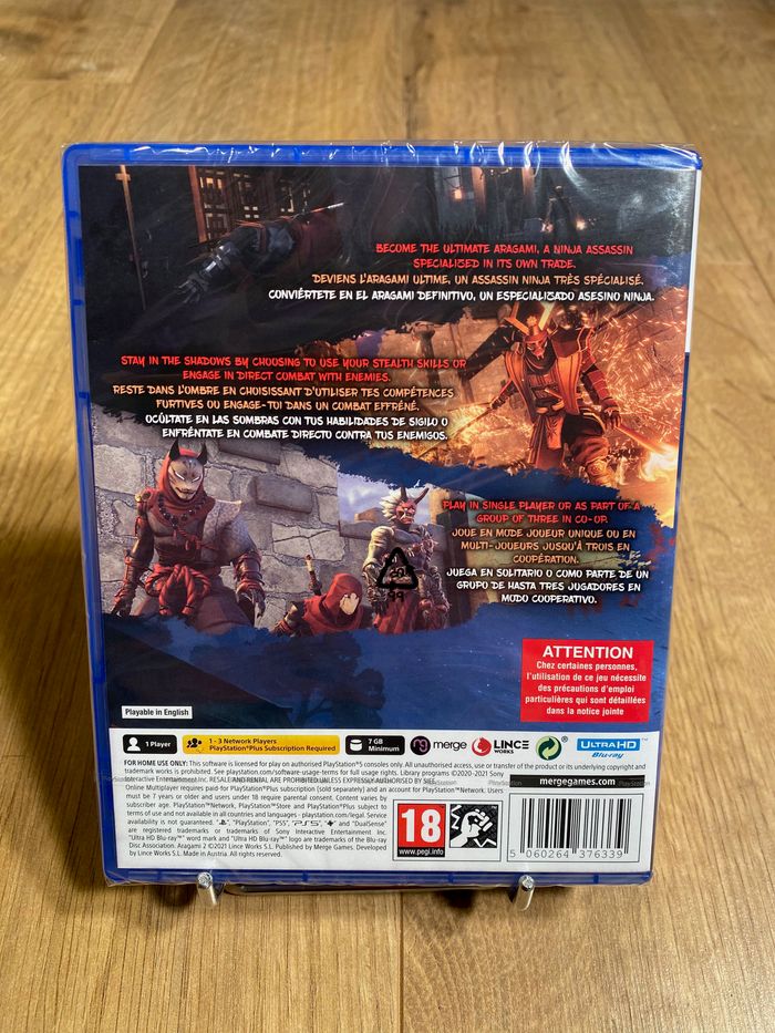 Aragami 2 - PS5 - jeu neuf sous blister - photo numéro 2
