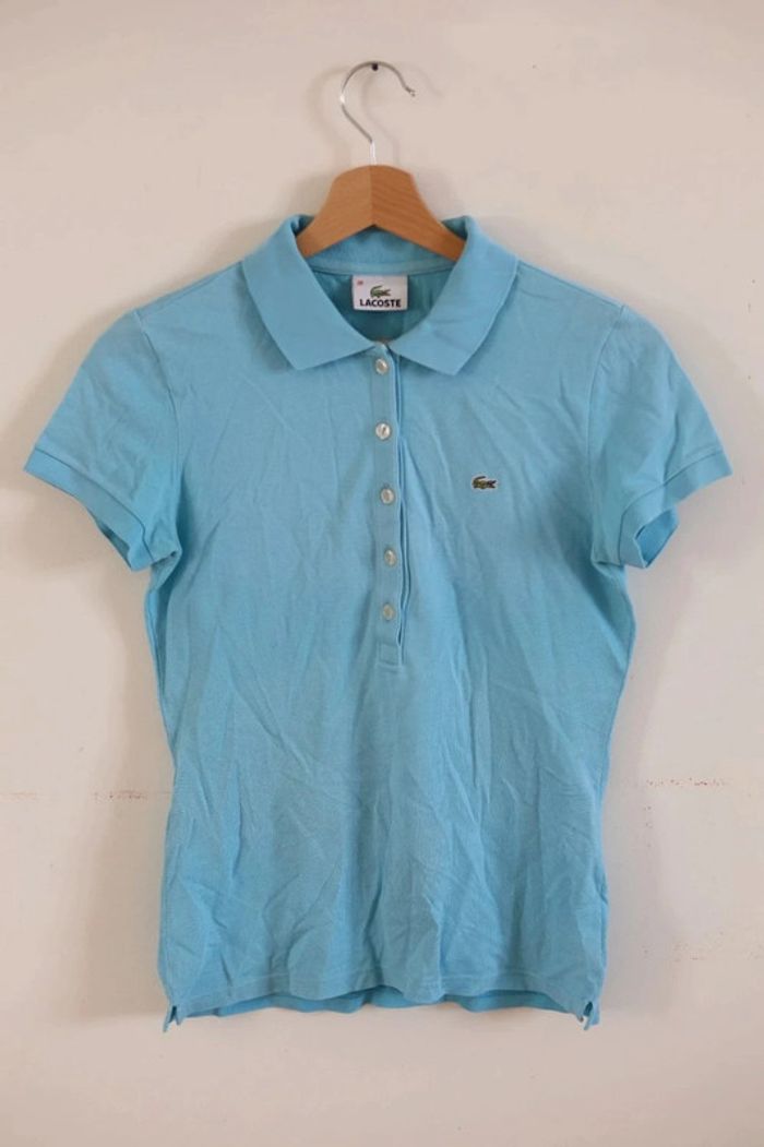 C57 polo turquoise Lacoste 38