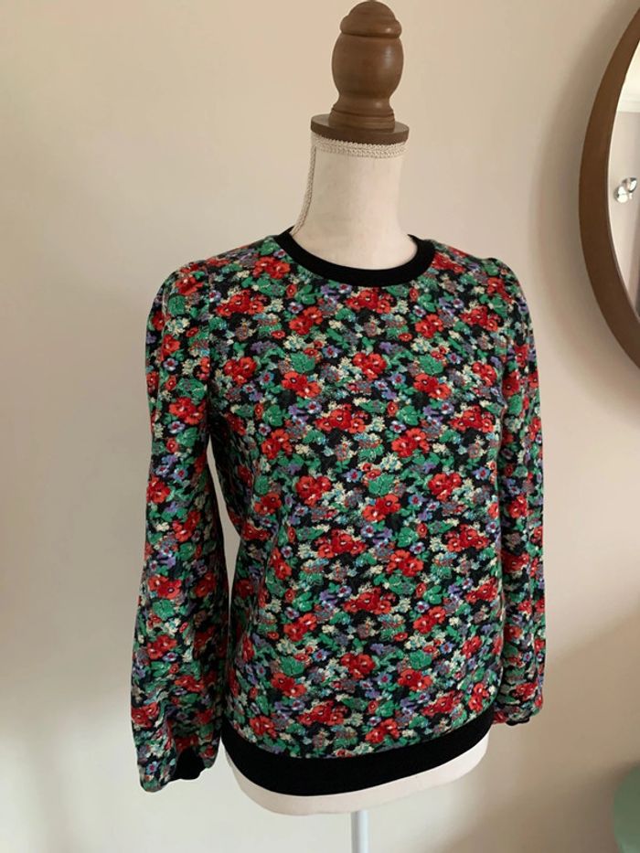 Sweat à fleurs Naf Naf S - photo numéro 2