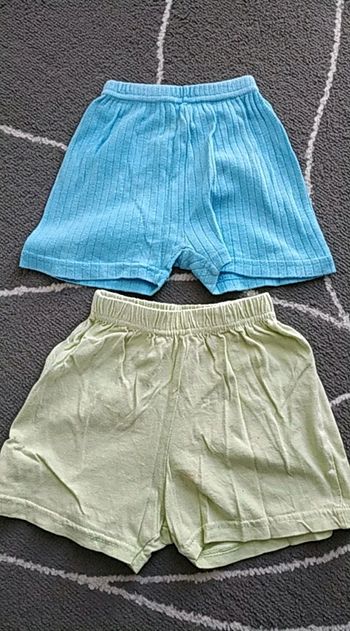 Lot 2 shorts 12 mois