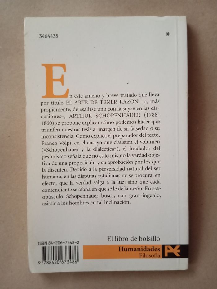 Arthur Schopenhauer  ( version Espagnole) - photo numéro 2