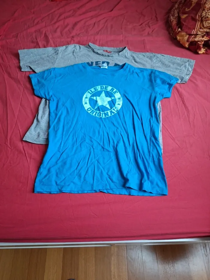 Lot tee-shirts shirts manches courtes taille S