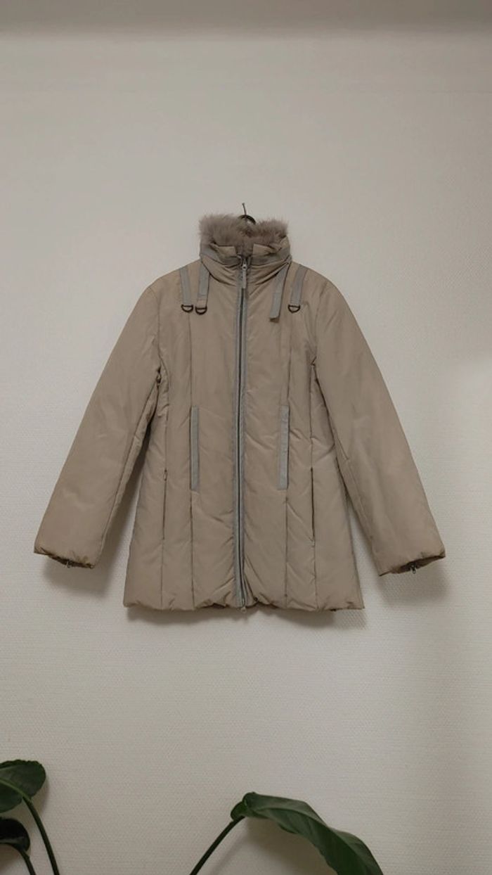 Manteau doudoune en pièce montée duvet 100 % - photo numéro 5
