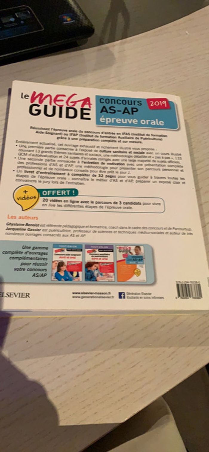 Livre préparation au concours AS et AP épreuve orale - photo numéro 2