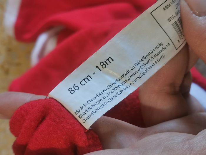 Robe de Noël pingouin 86 cm - photo numéro 5