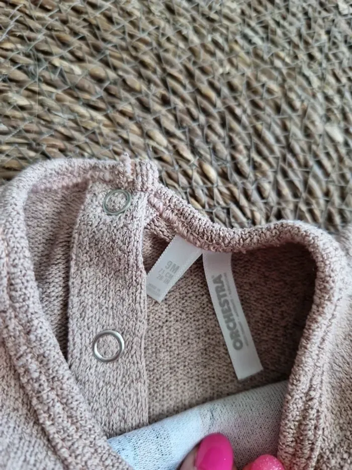 Jolie tunique motif lapins Orchestra taille 9 mois - photo numéro 4