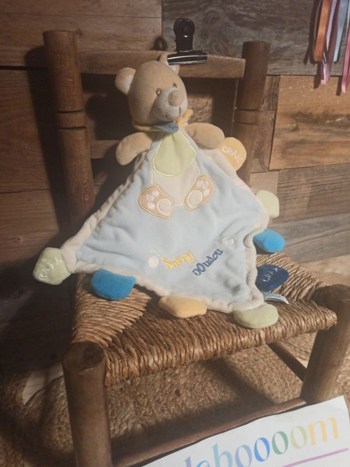 Doudou ours super doudou baby nat tbe - photo numéro 3
