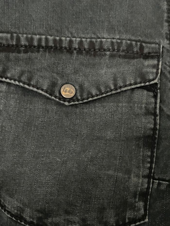 Chemise en Jean Grise Foncée LPB - photo numéro 5