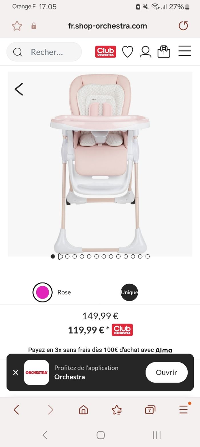 Chaise haute Jude 0+ - photo numéro 9