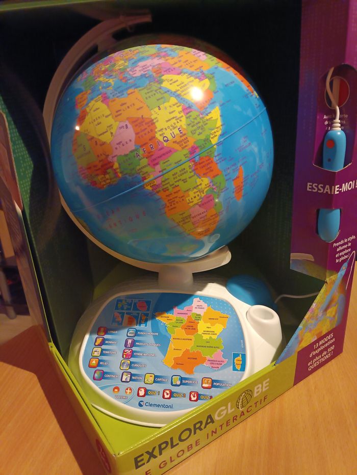 Globe interactif Exploraglobe