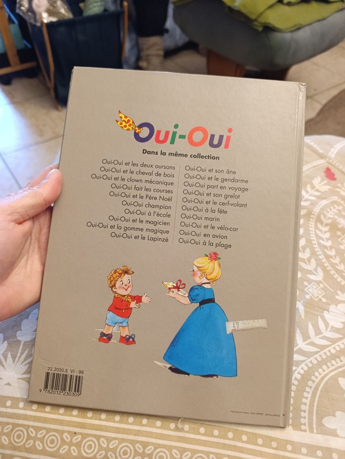 Livre Vintage : "Oui-Oui à l'école" - Hachette Jeunesse - photo numéro 2