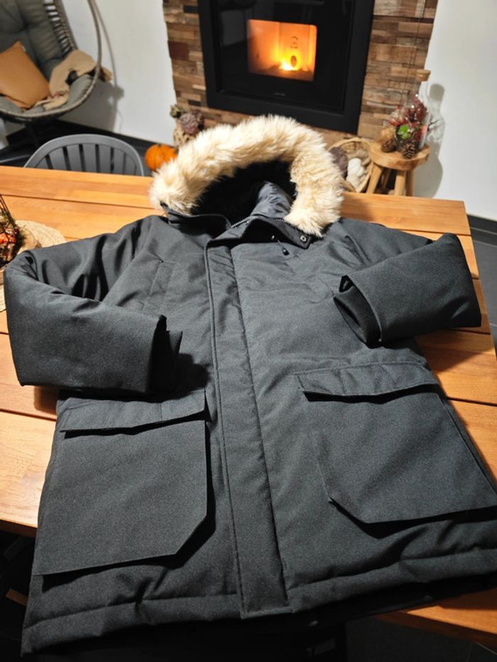 Parka manteau capuche moumoute chaud Airness taille L - photo numéro 4