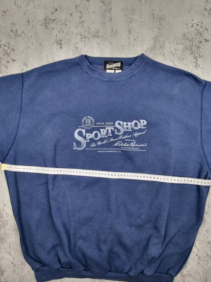 Sweat Eddie Bauer bleu – Taille L Homme (mesures en photos) - photo numéro 9