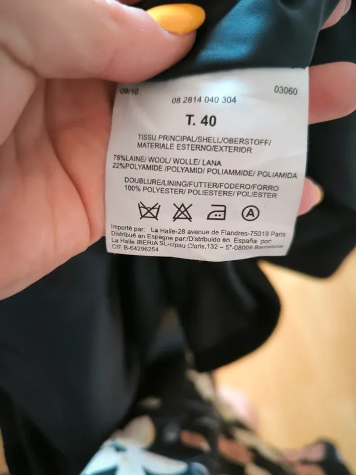 Manteau noir ici et maintenant - photo numéro 4