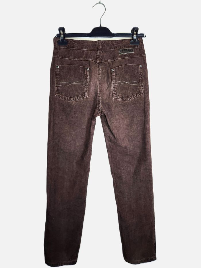 Pantalon Cyrillus en Velours Côtelé Marron - Taille 14 ans - photo numéro 4