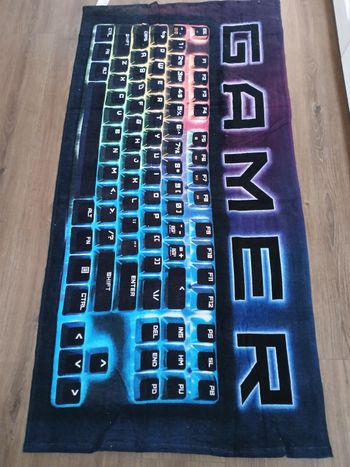Serviette de plage gamer