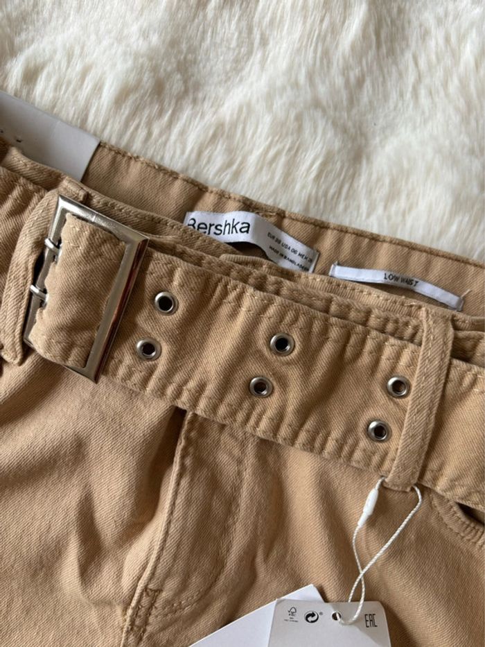Minijupe en jean Bershka Low waist - photo numéro 2