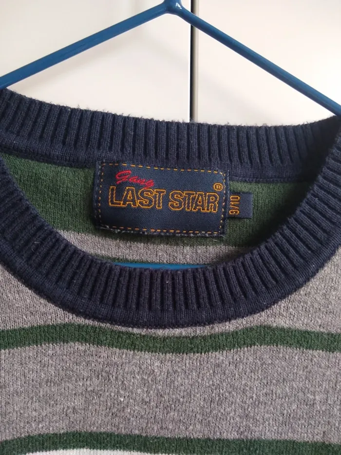 Pull garçon en coton et laine - photo numéro 2