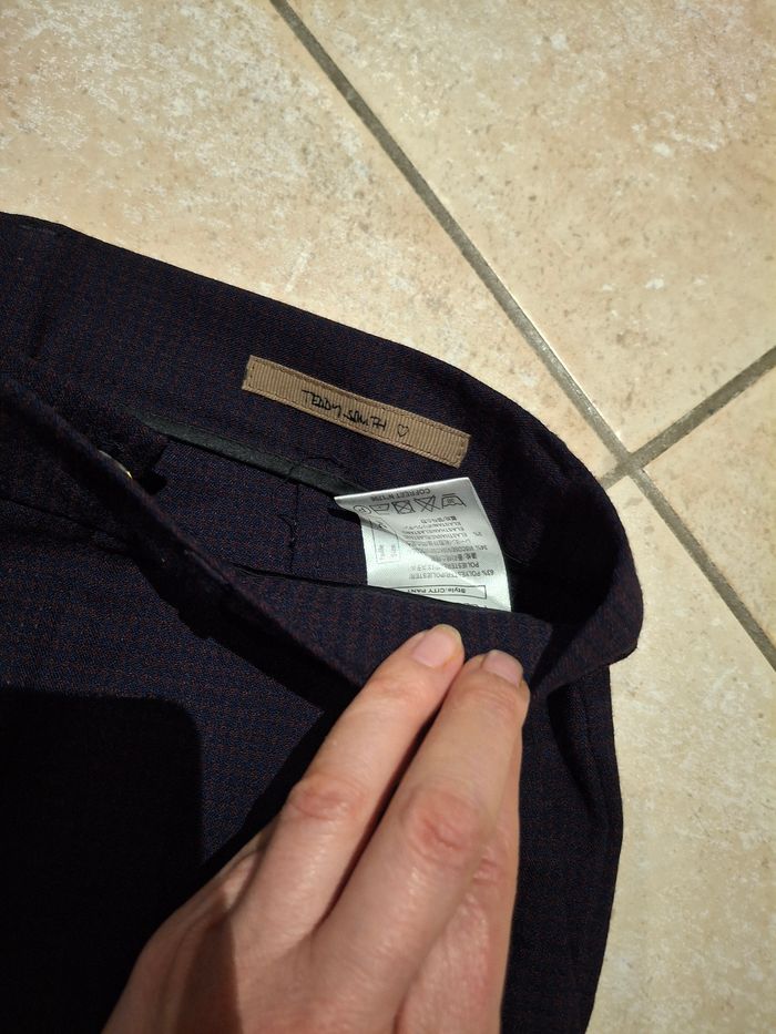Pantalon teddy Smith T26 costard 7/8eme epais neuf - photo numéro 3