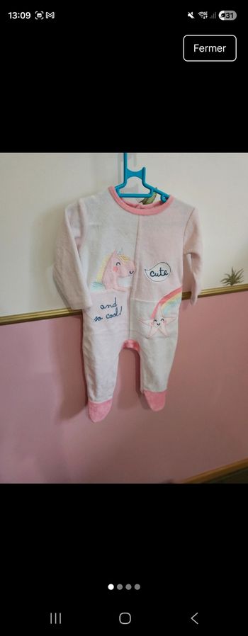 Pyjama grenouillère 