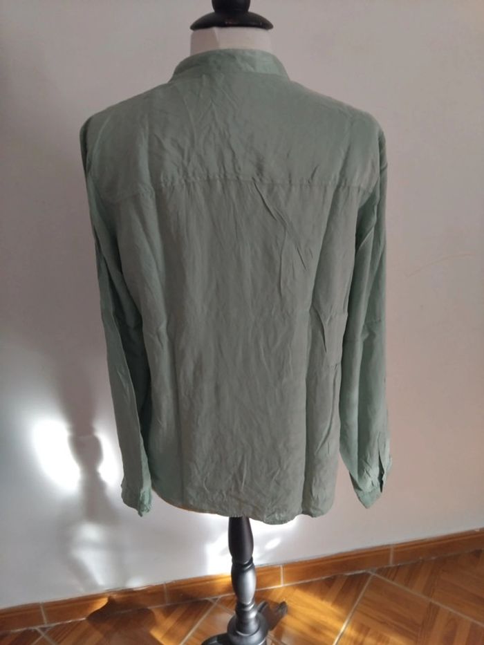 Chemise Caroll t44 100%soie - photo numéro 8