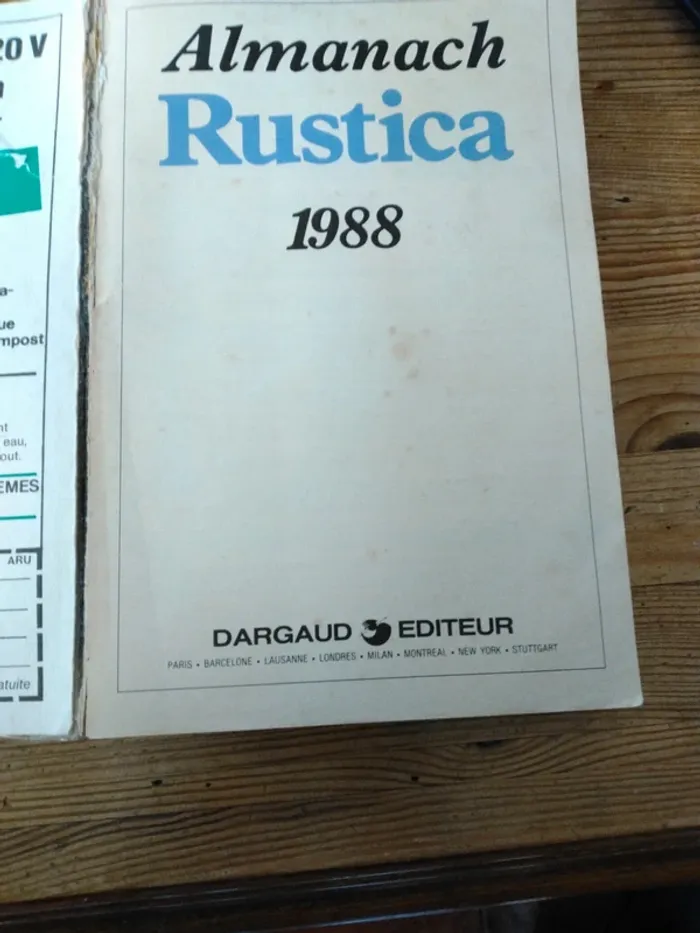 Almanach rustica de 1988 - photo numéro 3