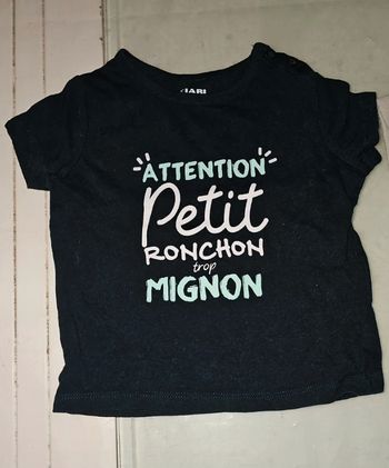 Lot t-shirt bébé garçon