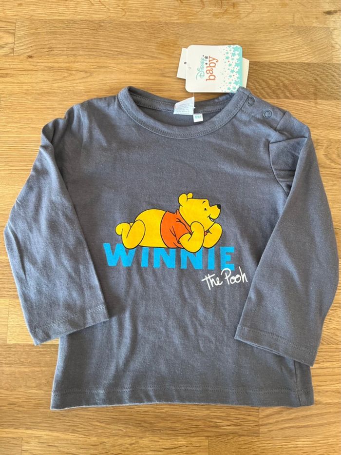 Tee shirt manche longue winnie l’ourson