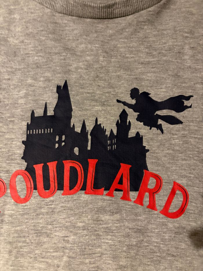 Sweat gris col rond poudlard 8 ans - photo numéro 3