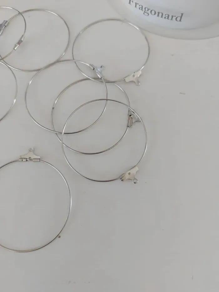 Lot de 5 paires de boucles d'oreilles - photo numéro 3