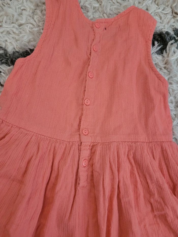 Robe orange corail 4 ans - photo numéro 4