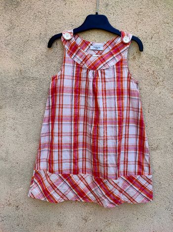 Robe a carreaux la redoute taille 5 ans