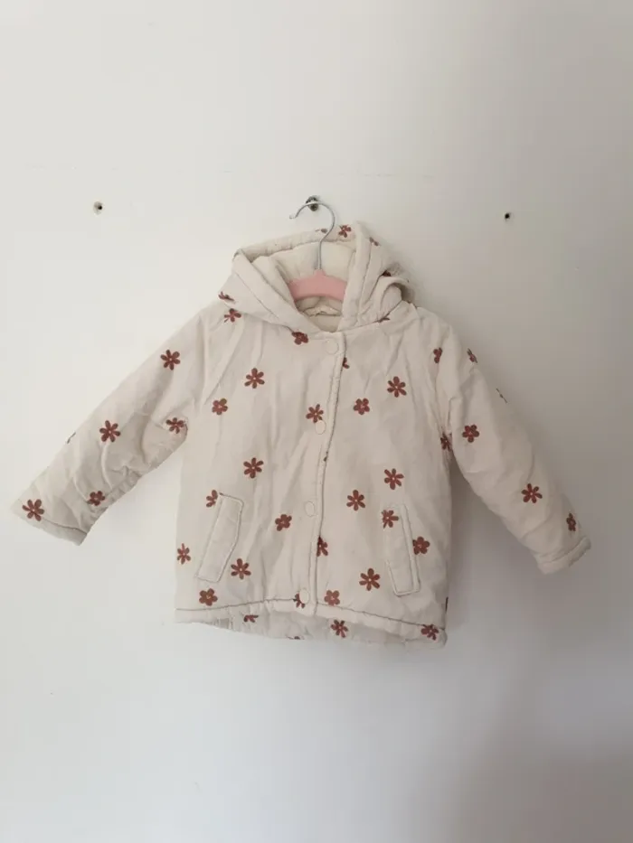 Blouson chaud velours côtelé A1256