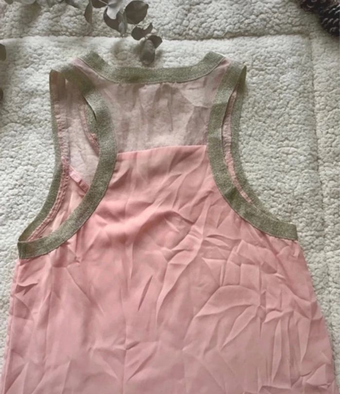 Top rose et pailleté - photo numéro 5